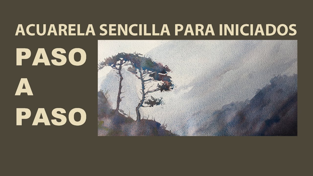 ACUARELA SENCILLA PARA INICIADOS