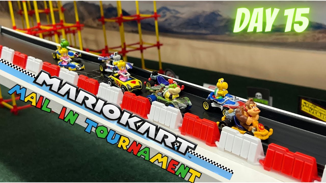 MARIO KARTS MAIL IN TOURNAMENT | DIECAST CARS RACING 15