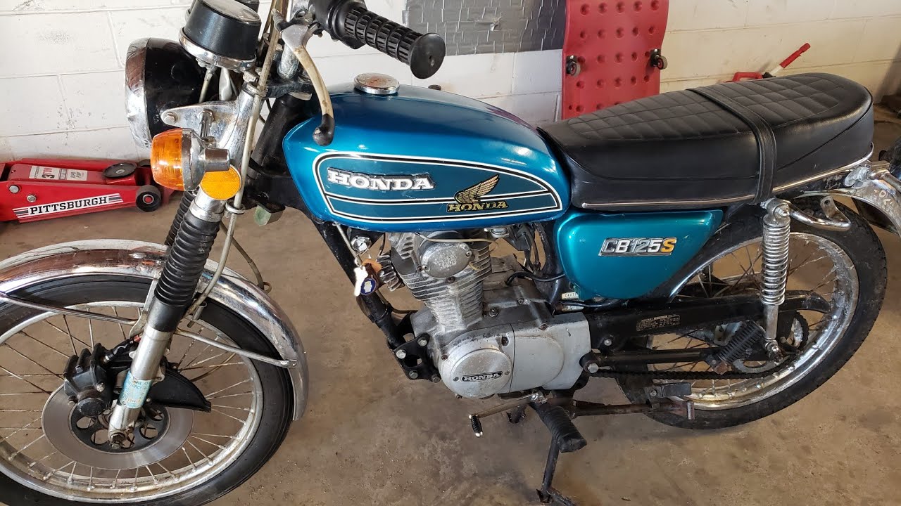 1975 Honda CB125S back in the shop with issues