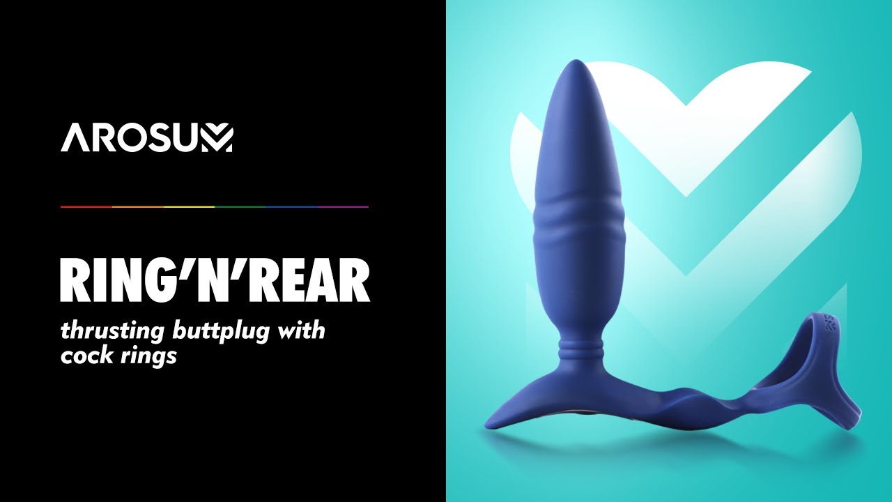 Ultimate Guide to the New Thrusting Vibrating Anal Plug -  the RING'N'REAR from AROSUM.