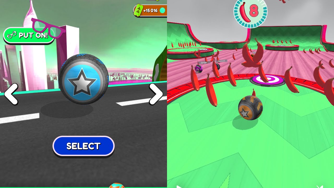 Going Balls Speedrun Challenge Vs Reverse Balls Speedrun Walkthrough Gameplay