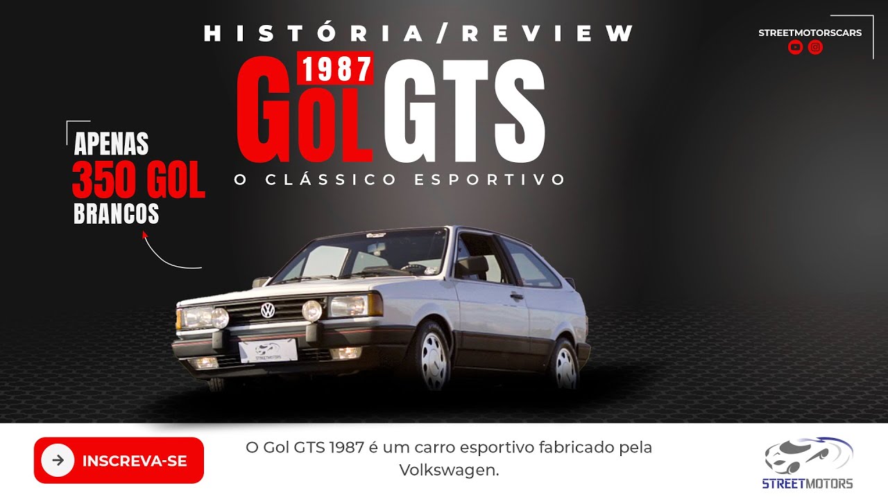 Gol GTS 1987 - O Esportivo dos Anos 80