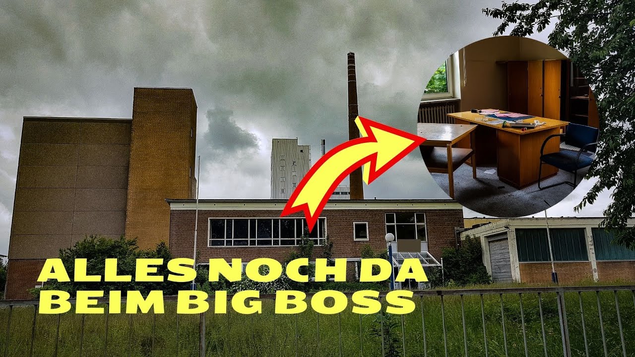 Die verlassene Mega-Fabrik - XXL-Lost Place mit reichlich Einrichtung