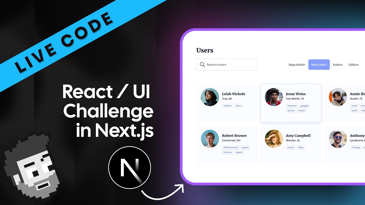 Live Code: Next.js Challenge