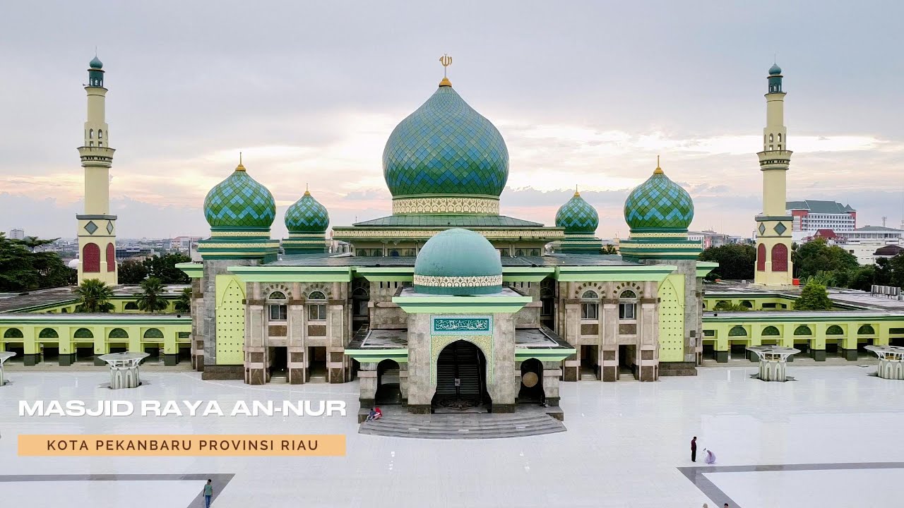 VIEW MESJID RAYA AN-NUR PEKANBARU | FROM DRONE