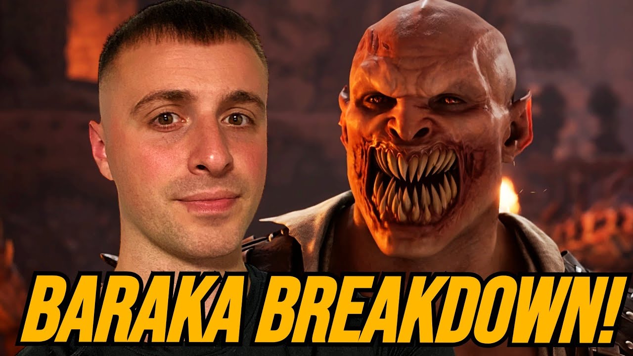HOW TO PLAY BARAKA *BREAKDOWN* (EXPLAINED): MORTAL KOMBAT 1!