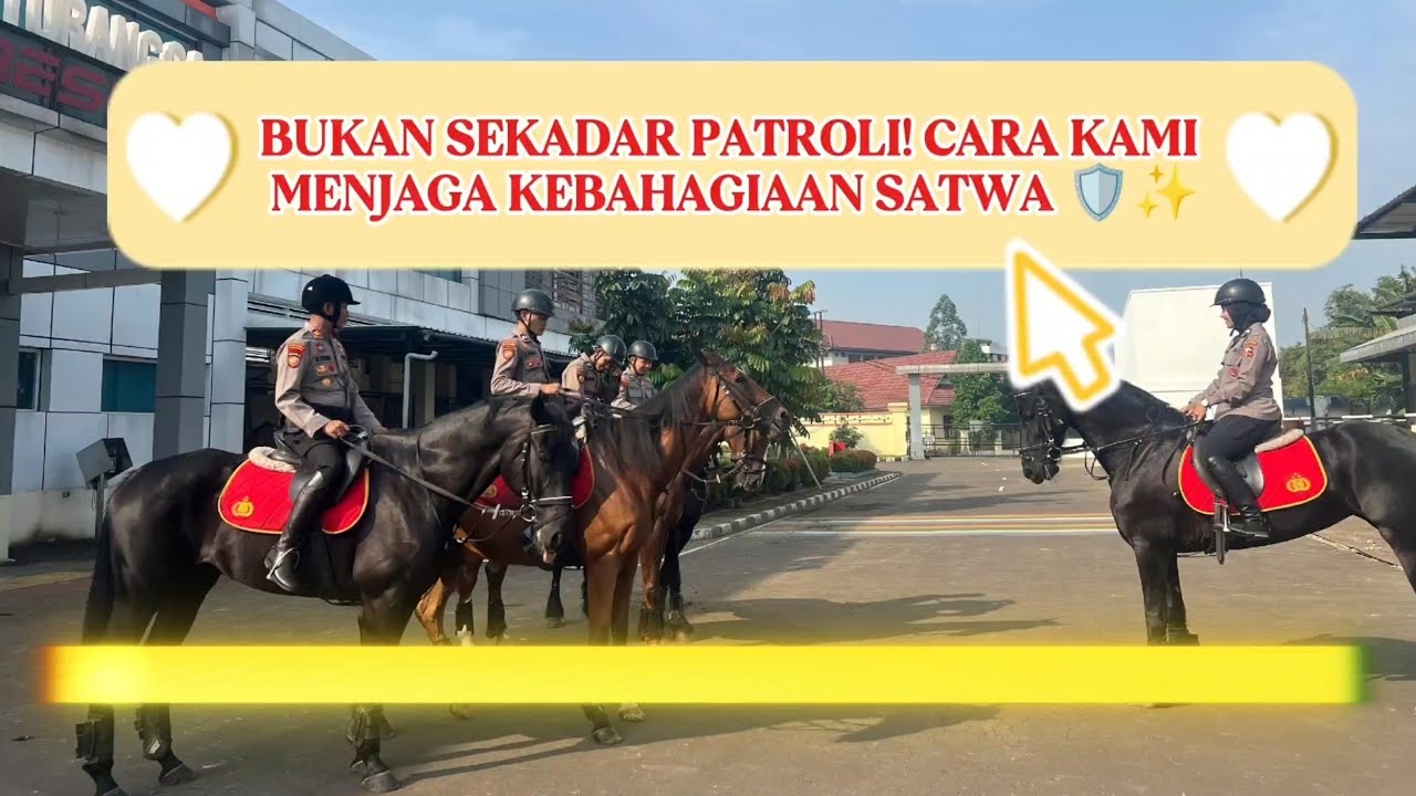 BUKAN SEKADAR PATROLI! CARA KAMI MENJAGA KEBAHAGIAAN SATWA 🛡️✨ #trending #berkuda #kudapolri