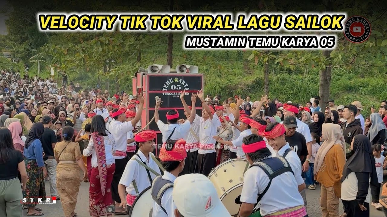 Bikin penonton pecah..!! Velocity tik tok viral lagu Sailok ala Temu karya 05