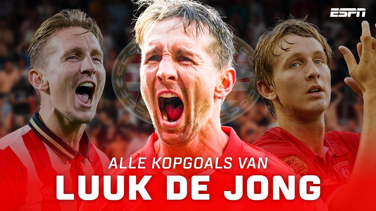Alle KOPGOALS van LUUK DE JONG in de Eredivisie 🧠💥