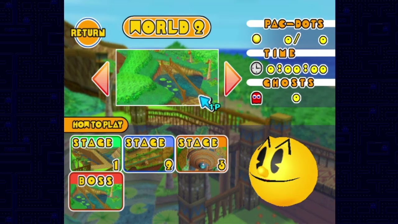 Pac'n Roll Remix (Wii / Namco Museum Megamix) - Full Playthrough