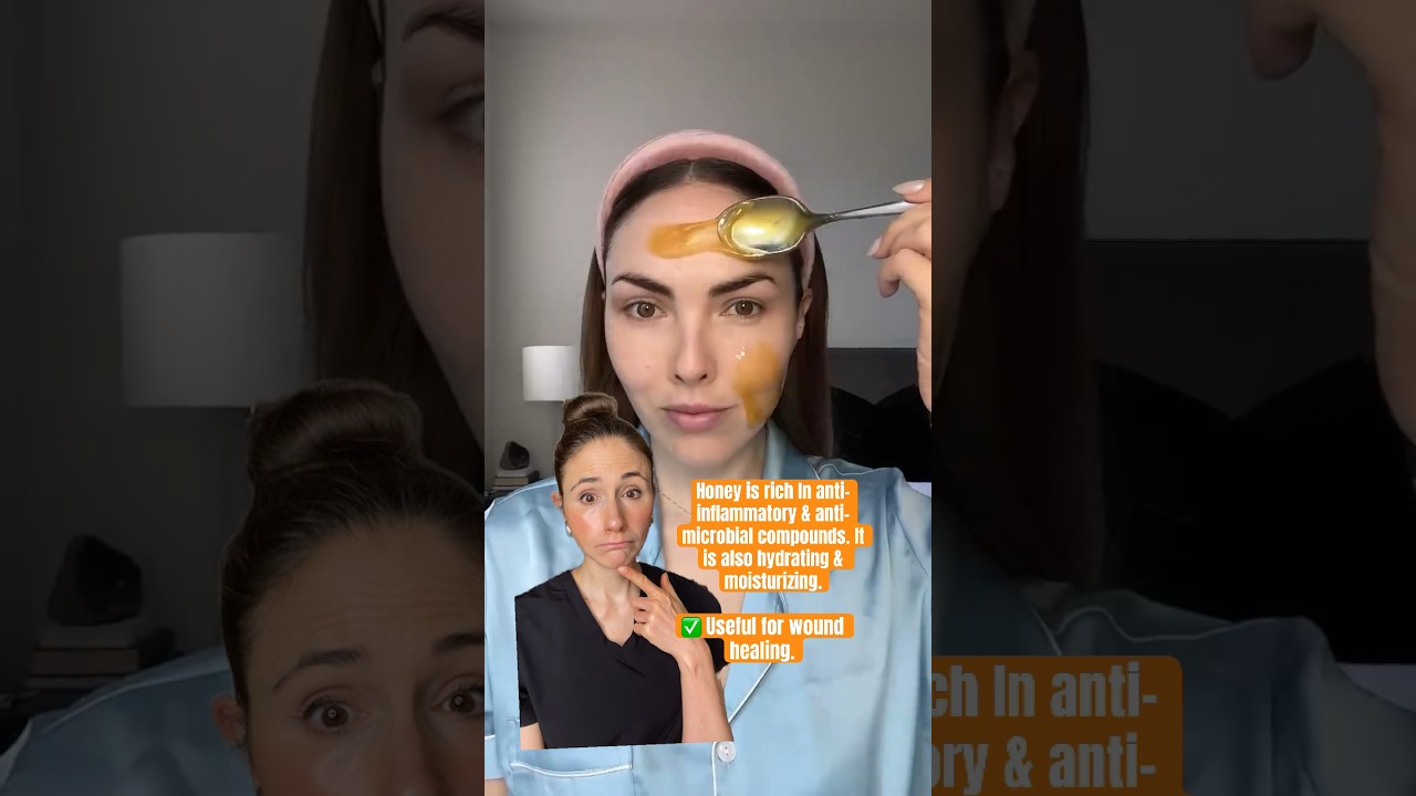 Dermatologist reacts to honey face mask #dermatologist