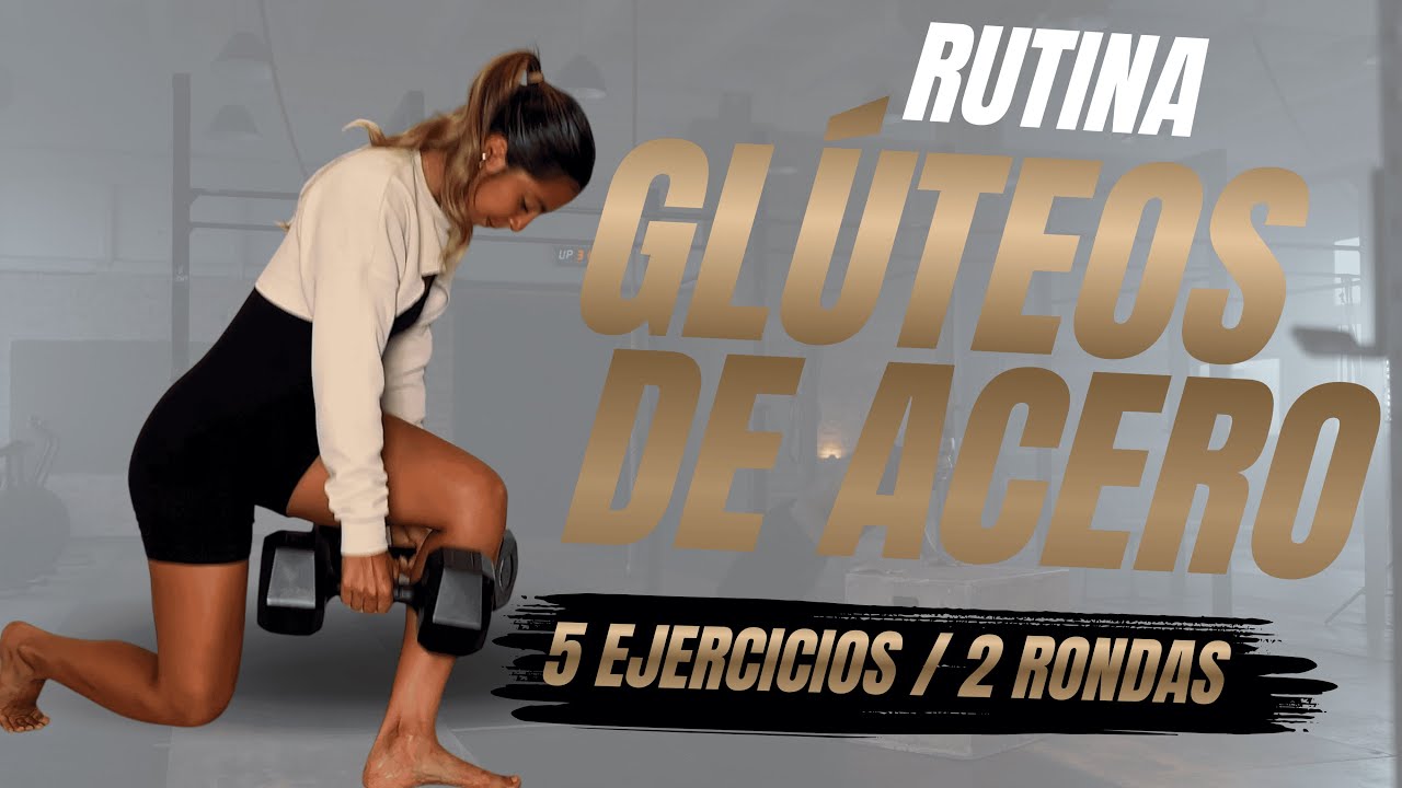 GLÚTEOS REDONDOS Y ELEVADOS 🍑 | Rutina con Peso + Banda (Intensa)