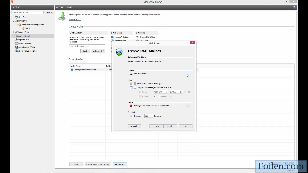 MailStore Home 8 – Archiver et migrer vos courriels