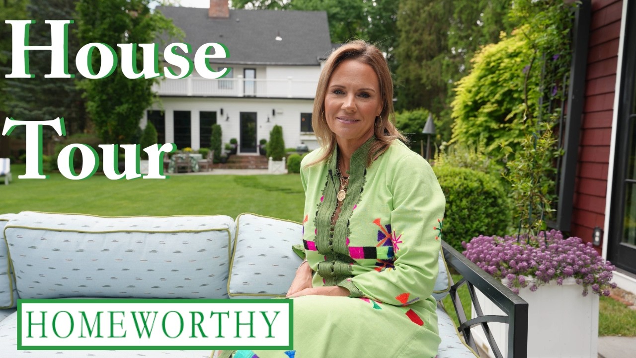 HOUSE TOUR | A Bungalow-Style Colonial Home with An English Garden