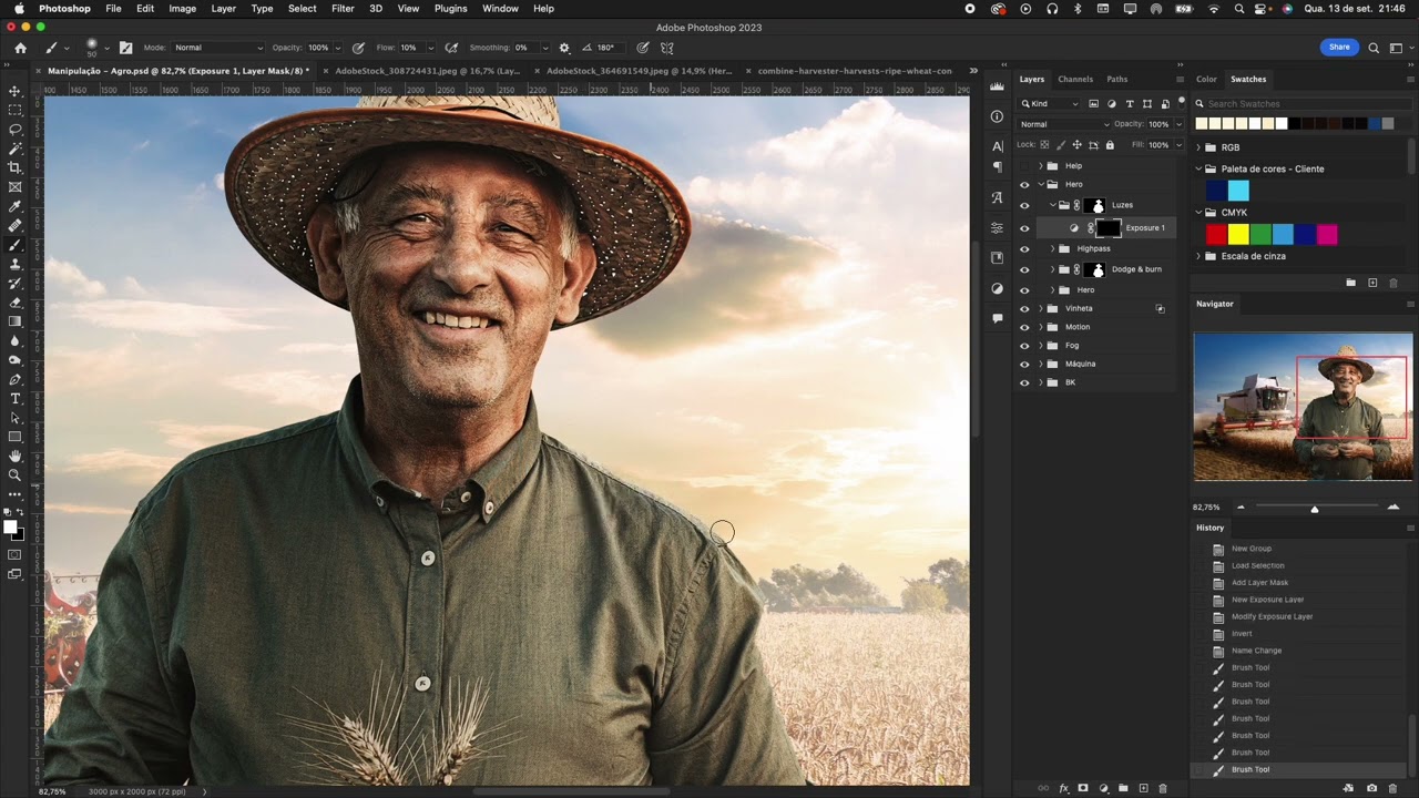 [Curso de Photoshop] Manipulação Agro - Aula #5