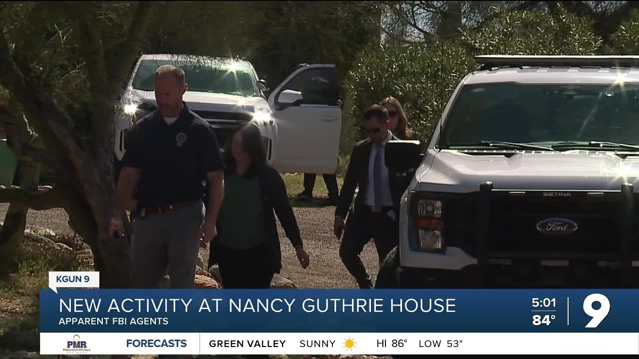Investigators return to Nancy Guthrie house