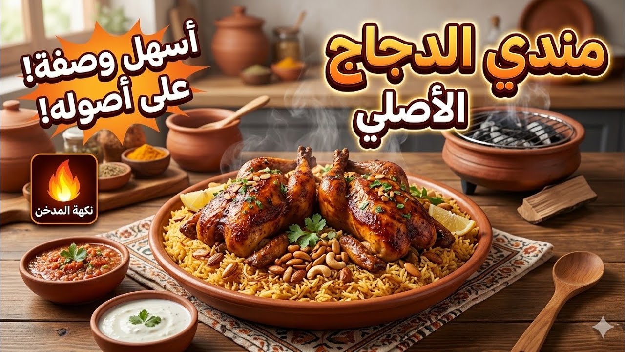 فطور أول يوم رمضان 2026🌙⭐أطيب مندي بطريقة سهلة وبسيطة🍲