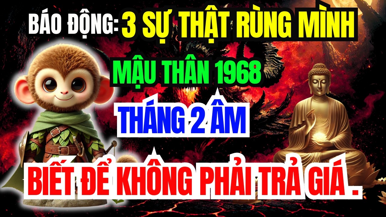Chấn Động Đáng Sợ: Mậu Thân 1968 Sau 59Tuổi Trả Nợ Âm 99% Dính Vận Xấu, Biết Muộn Hối Tiếc Cả Đời