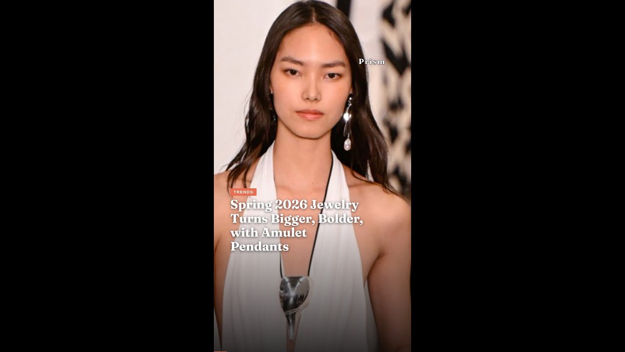 Spring 2026 Jewelry Turns Bigger, Bolder, with Amulet Pendants