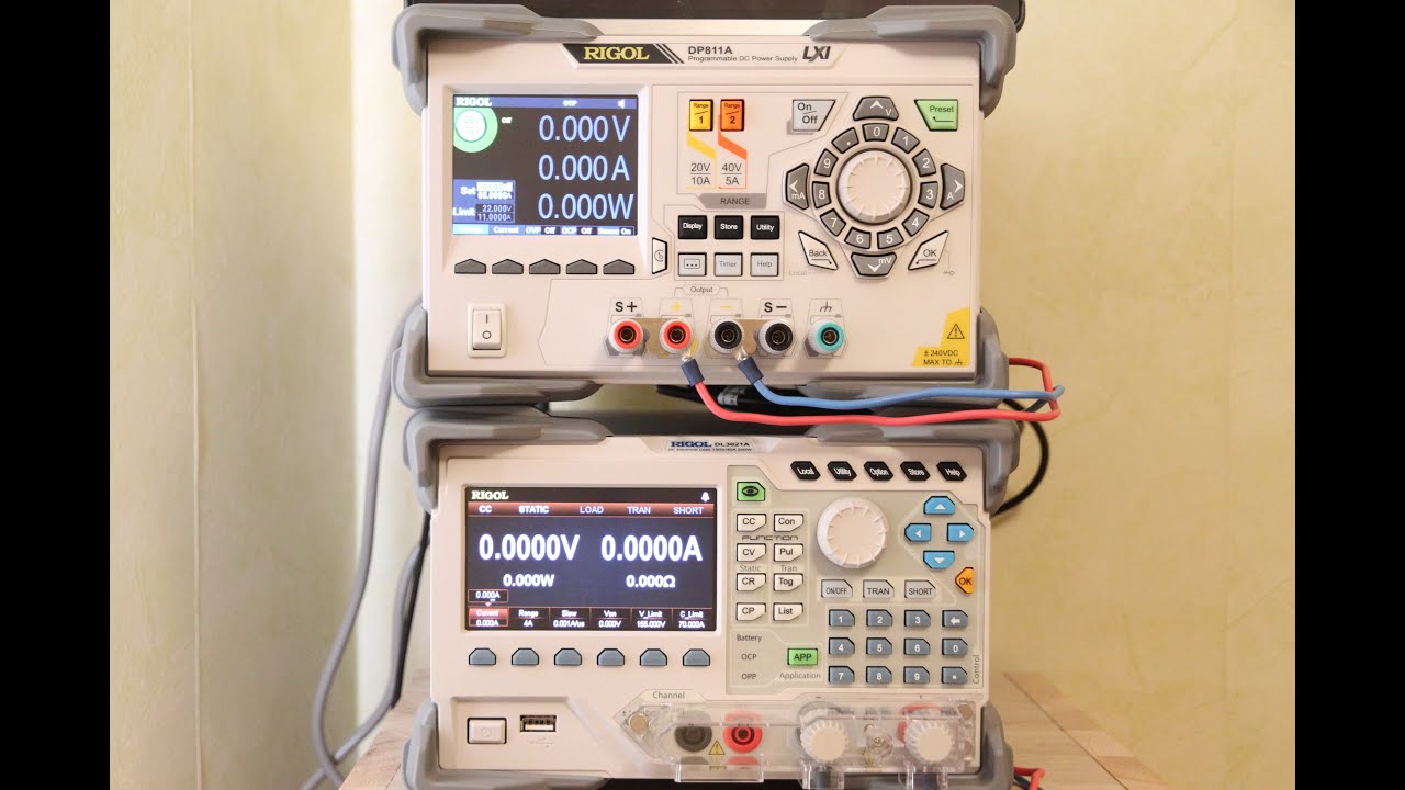 Rigol DL3021A Test d'une charge programmable