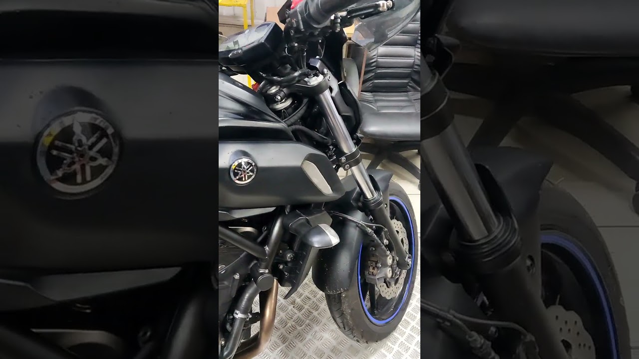 Yamaha MT07, обслуживание и прошивка. #mt07 