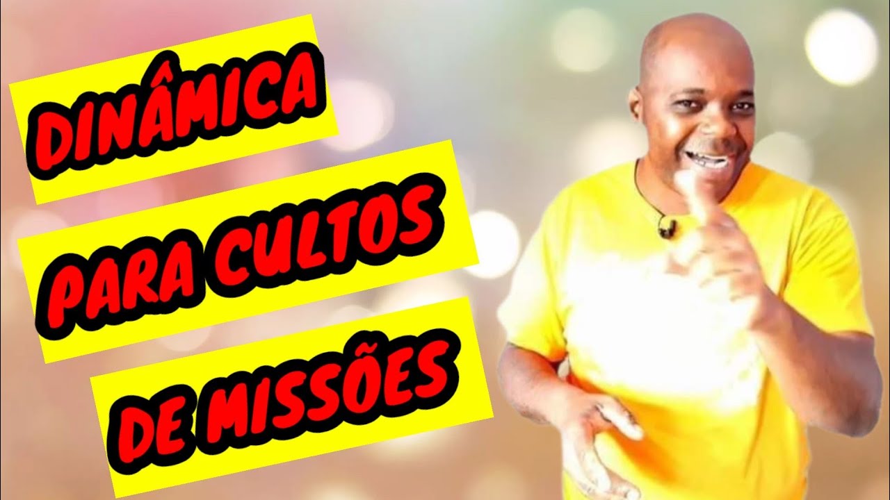 dinâmica para culto de missões / evangelismo criativo 