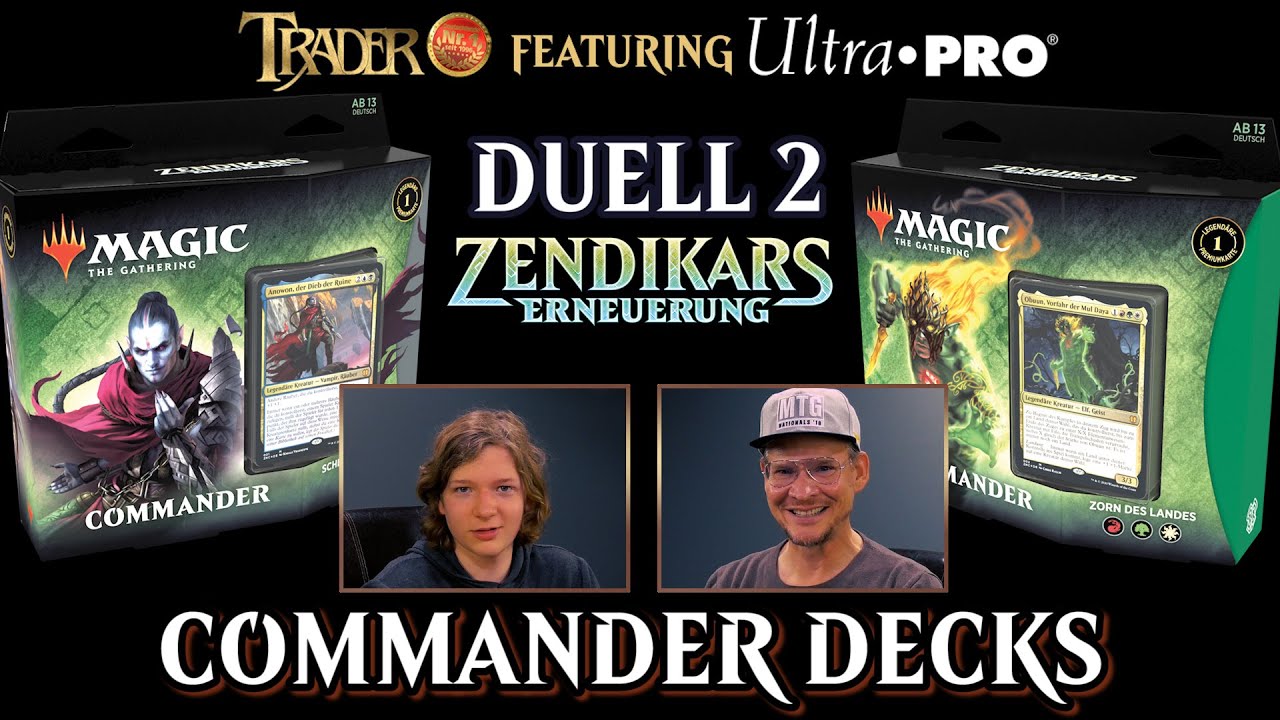 MTG Duel 2 Zendikar Rising Commander Decks | deutsch | Magic the Gathering | Trader | Tutorial Match
