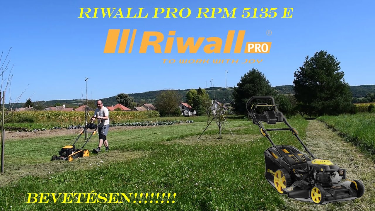 Riwall PRO RPM 5135 E | újra bevetésen | mulcsozás