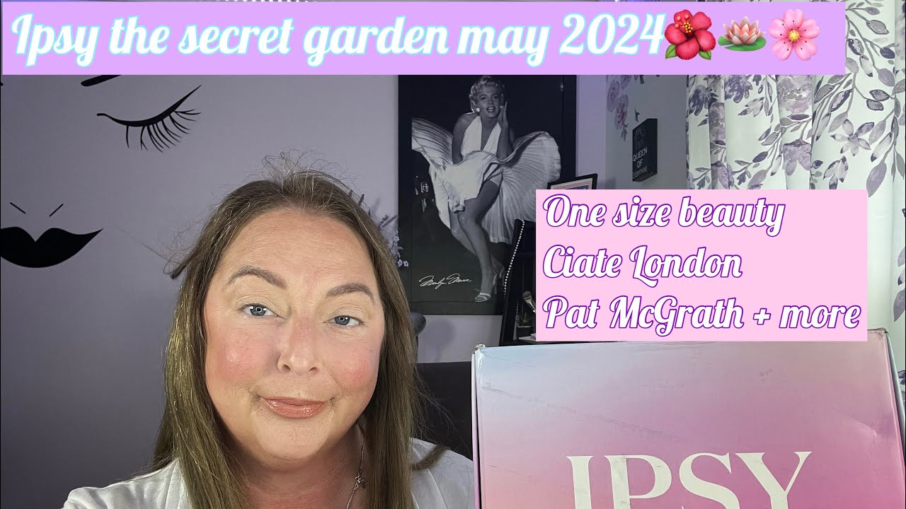 IPSY THE SECRET GARDEN GLAM BAG & BOXY CHARM UNBOXING|| TRY ON PLUS TUTORIAL 