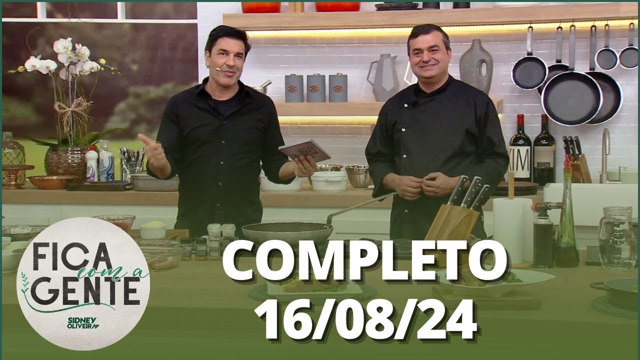 Fica com a Gente: Alcatra com brócolis, Arroz caldoso com pupunha e muito mais (16/08/24) | Completo