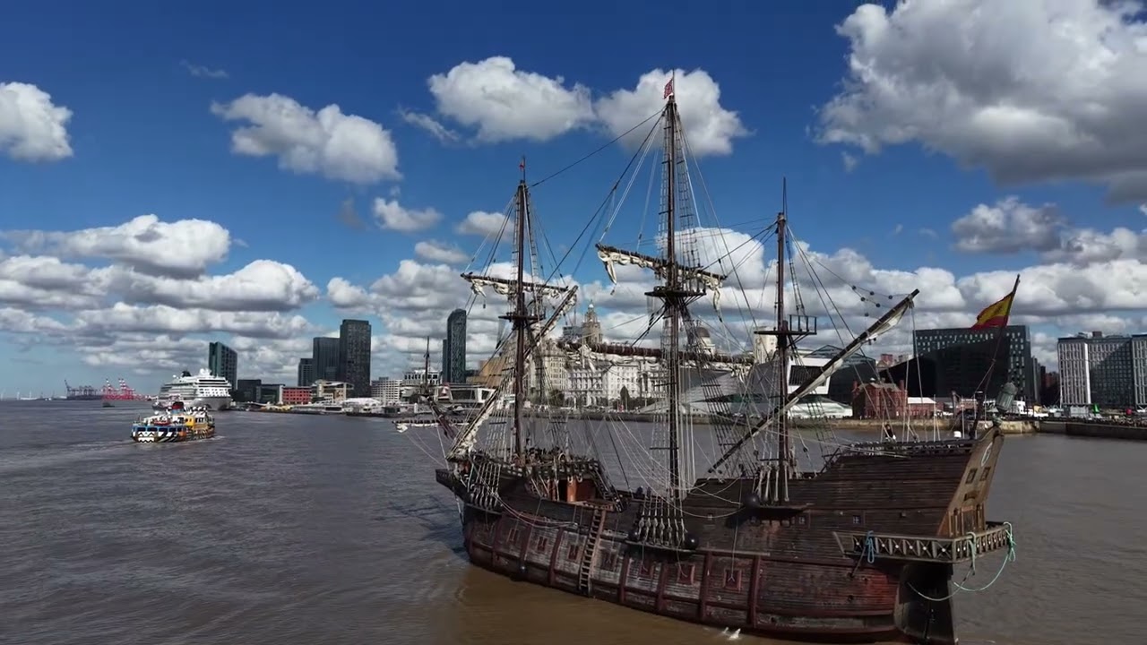 Galeon Andalucia arrival in Liverpool 25/9/25