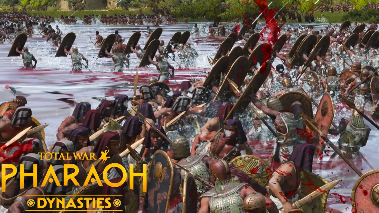 The Bloody Crossing of the Nile – A Total War: Pharaoh Cinematic Battle