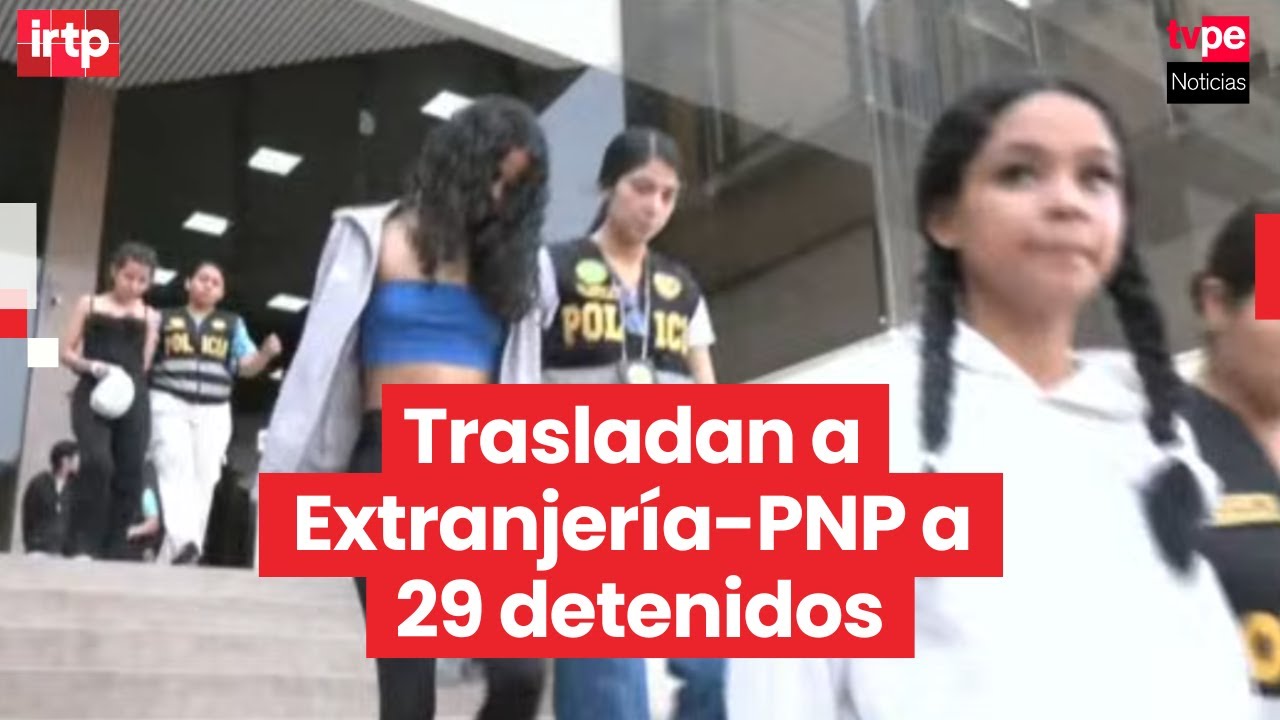 PNP traslada a Extranjería a 29 detenidos detenidos en búnker de SJL