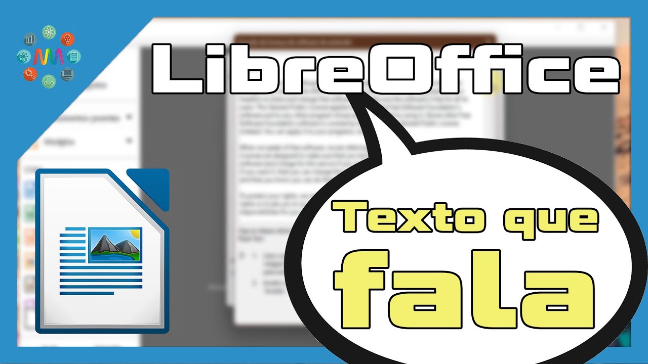 🗣️ LibreOffice LER EM VOZ ALTA | LER O TEXTO DIGITADO