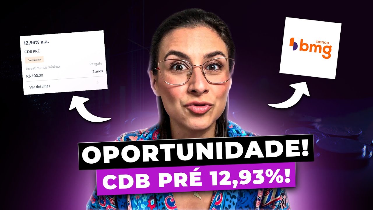 CDB Pr&eacute; 12,93% ao ano! A renda fixa prefixada voltou com tudo!
