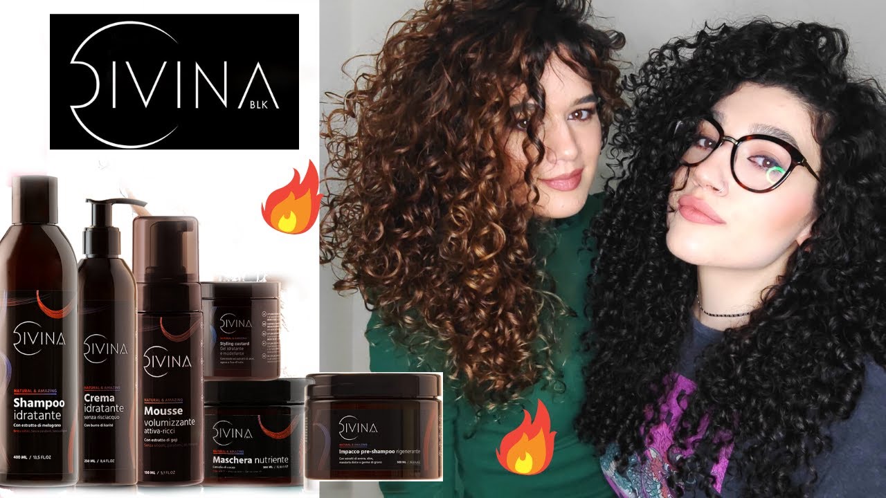 Proviamo insieme il KIT per capelli RICCI di DIVINA BLK