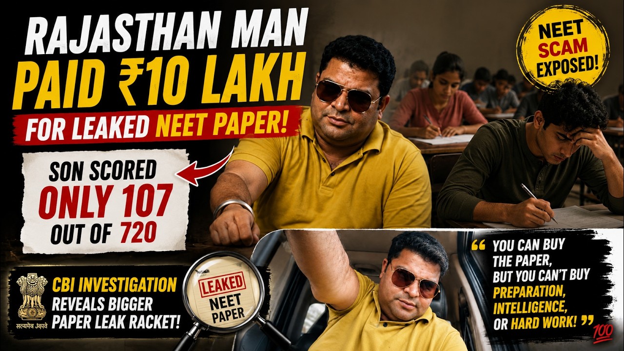 ₹10 Lakh देकर भी NEET Fail? | Rajasthan Paper Leak Scam EXPOSED