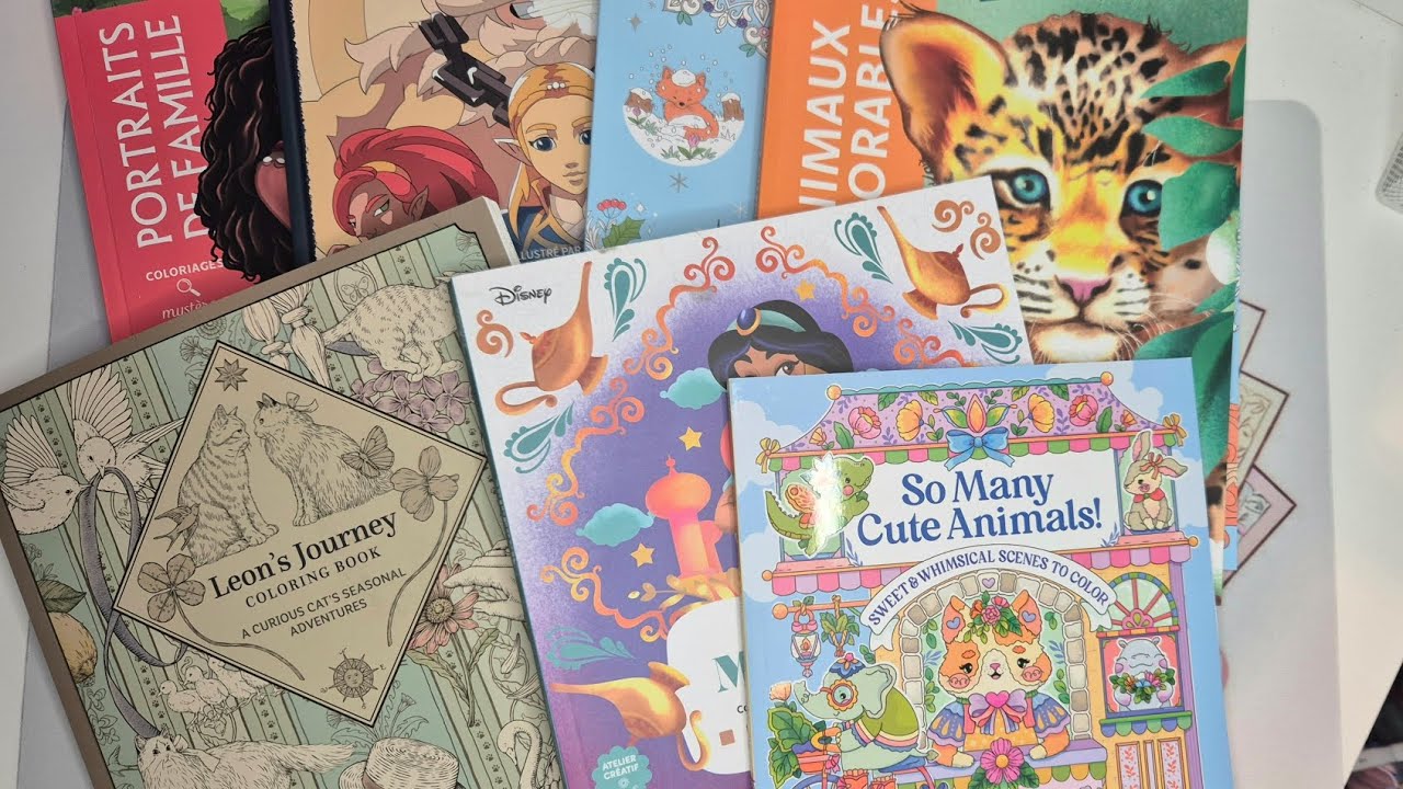 February Adult Colouring Book Haul 