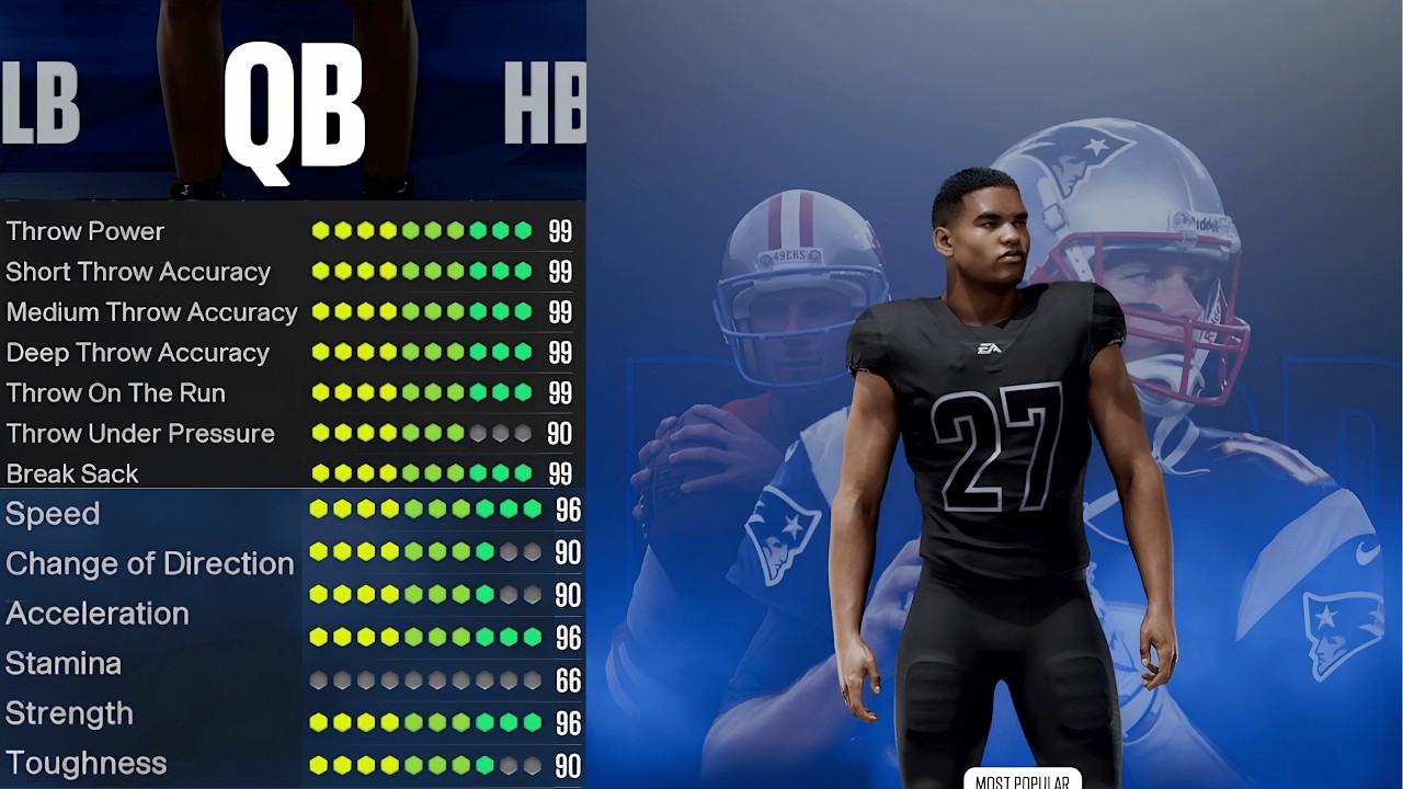 Лучший билд на суперзвезду квотербека в Madden 27...