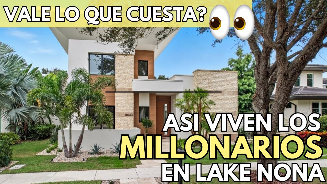 Vale lo que cuesta? Asi viven los millonarios en Orlando, Florida🤯