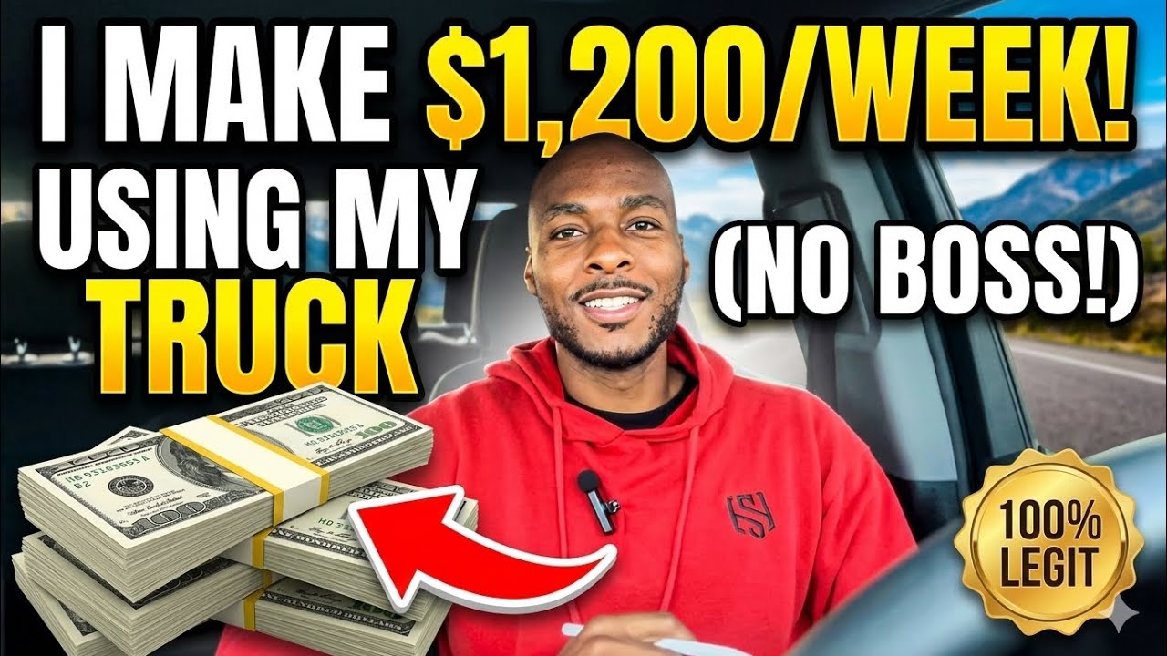 How I Make $1,200/Week with Just My Truck (No Boss)