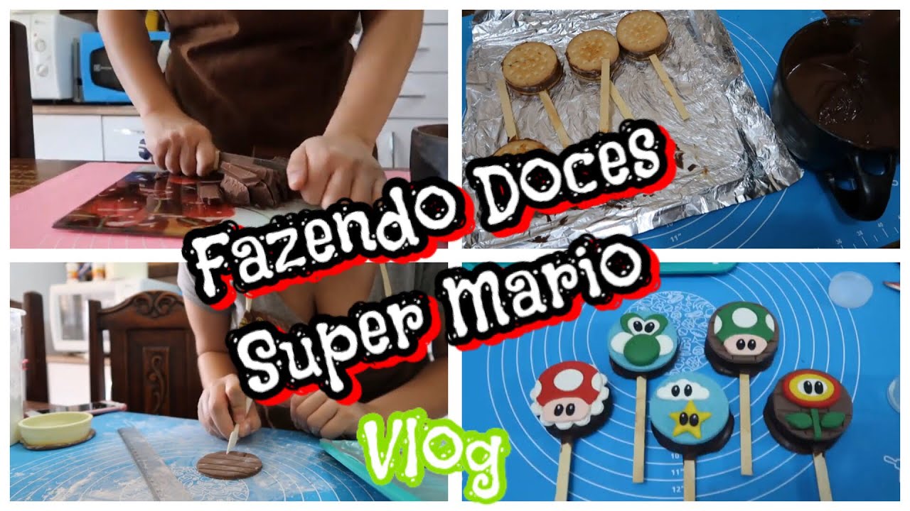 FAZENDO DOCES POR ENCOMENDA - TEMA SUPER MARIO - VLOGÃO