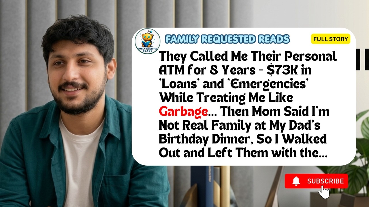 My mom laughed, “You’re not real family.” I said, “Neither is my money, then.” I paid for Dad...