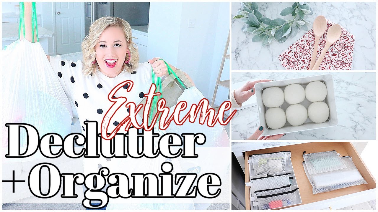 *EXTREME* Declutter + Organize with Me | 90% GONE!! Bonus Ikea Haul | Minimalism