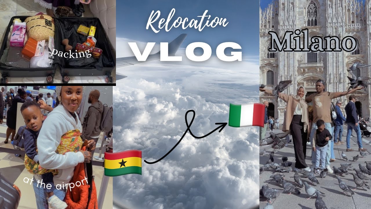 Relocation Vlog: Moving From Ghana 🇬🇭 to Italy 🇮🇹 Alone With My Son😢 Reuniting With My Husband