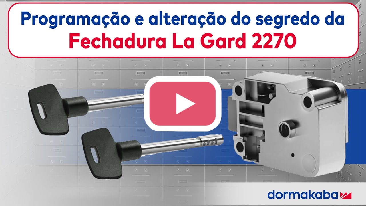 Programação Fechadura La Gard 2270