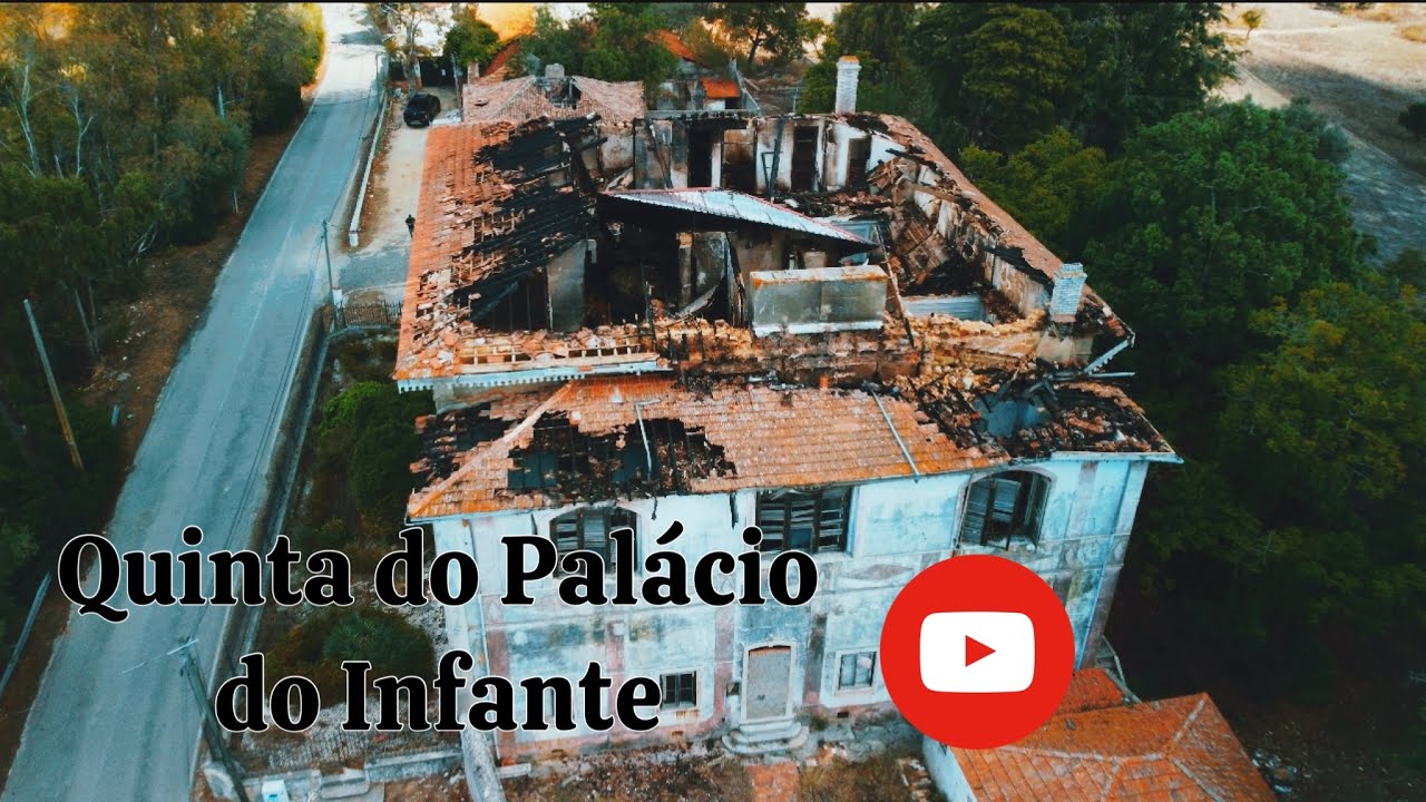Quinta do Palácio do Infante depois do incêndio.