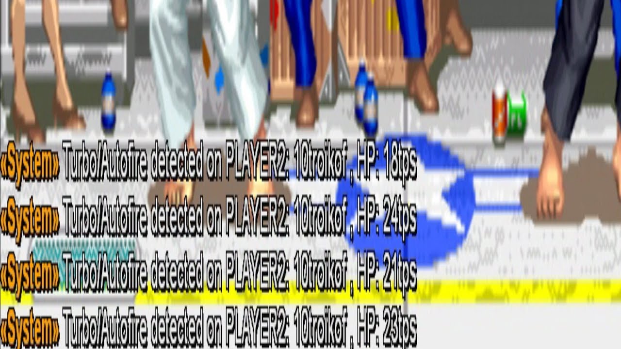 Saiba quando alguém usa  macro no Fightcade