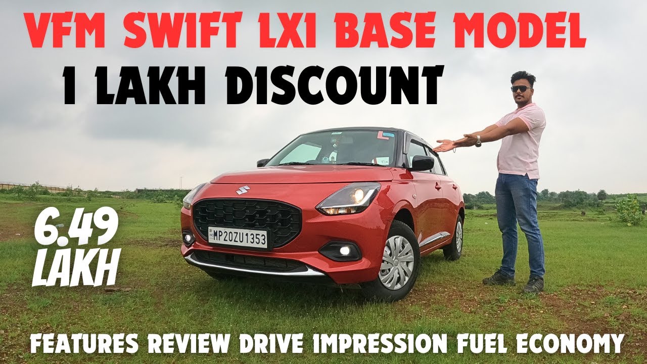 2025 Maruti Suzuki Swift LXI Review Features Drive Impression - Swift Facelift Base Model Review#car