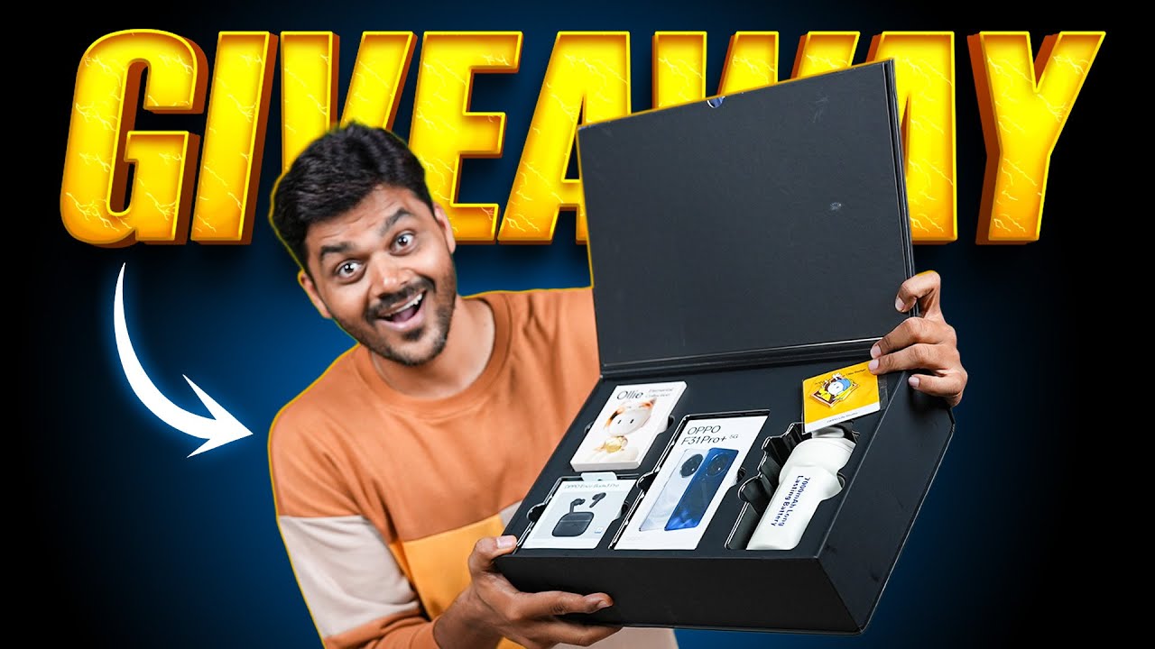 🤯எவ்ளோ அடிச்சாலும் தாங்குறான் 😁 OPPO F31 Pro+ Unboxing and Giveaway